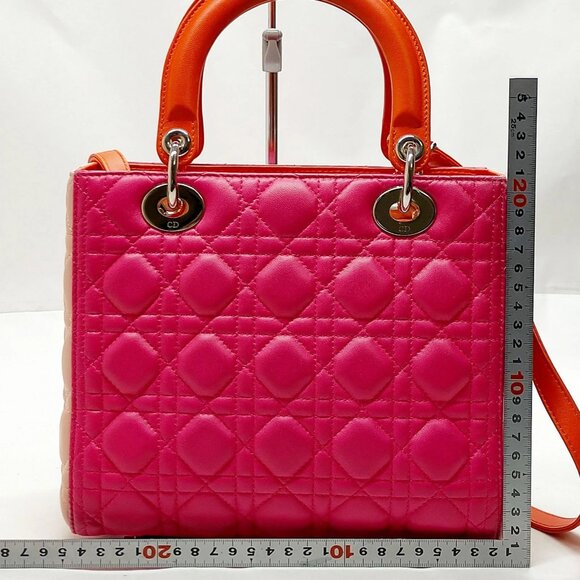 Christian Dior Hand Bag Pink Leather mon-1858-090825 - Picture 2 of 16